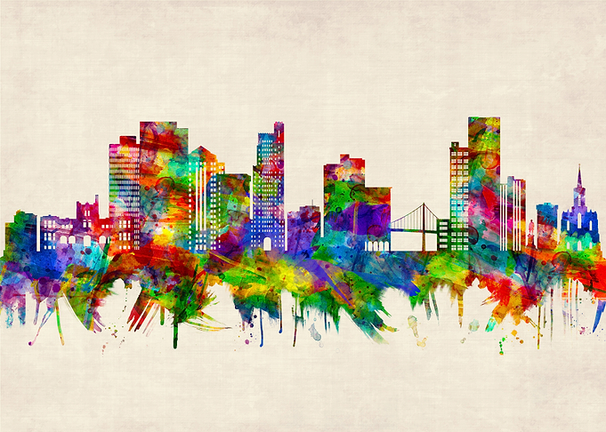 Toledo Ohio Skyline