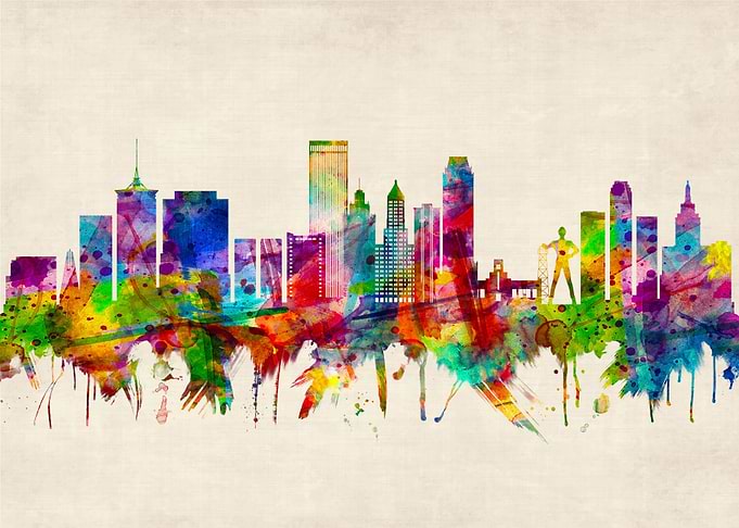 Tulsa Oklahoma Skyline