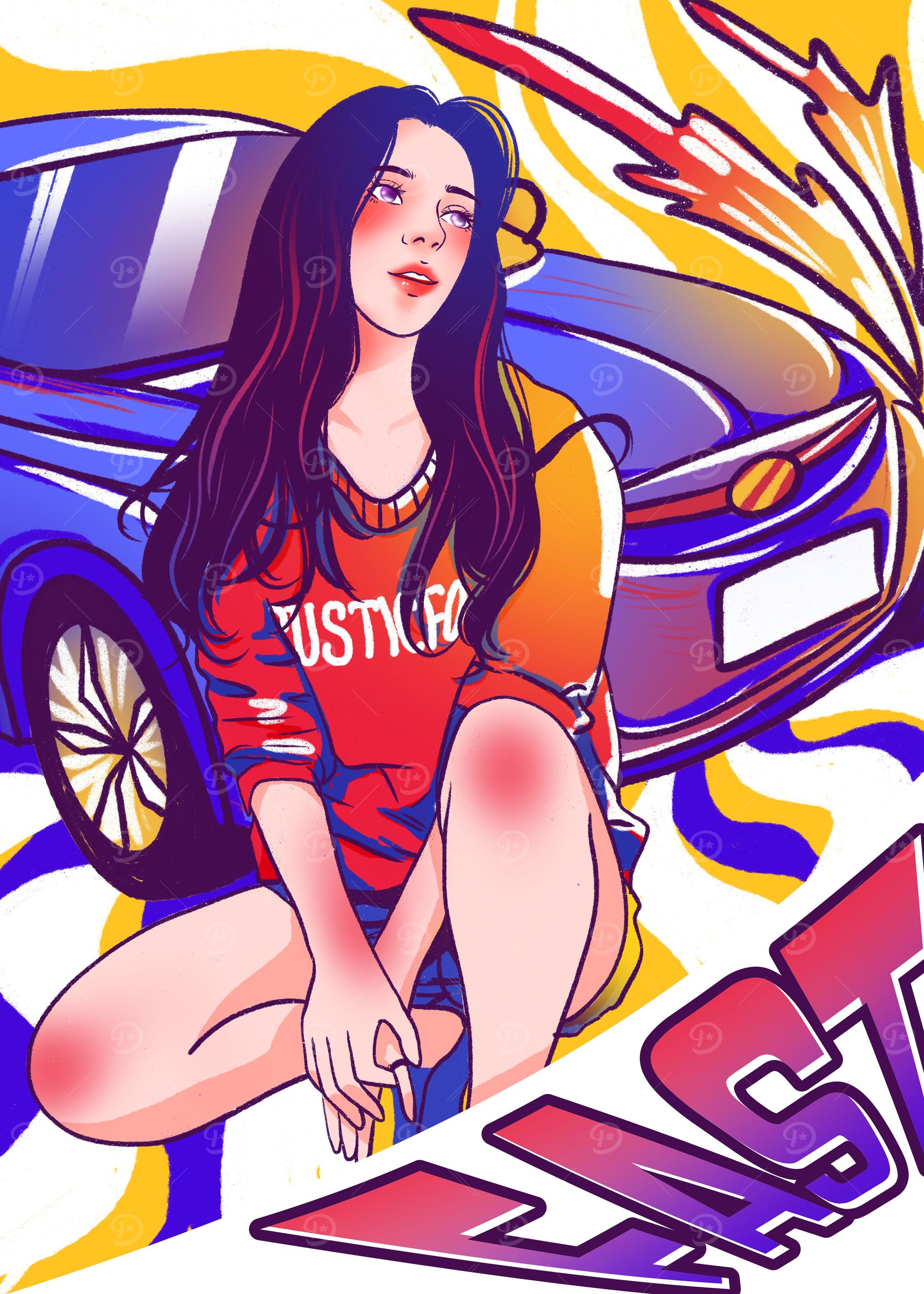 Painted Fast Car