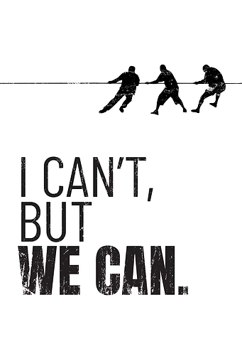 I Cant But We Can