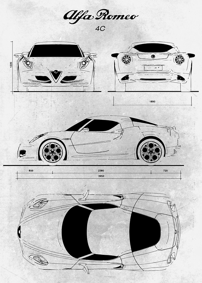 No002 Alfa Romeo 4C