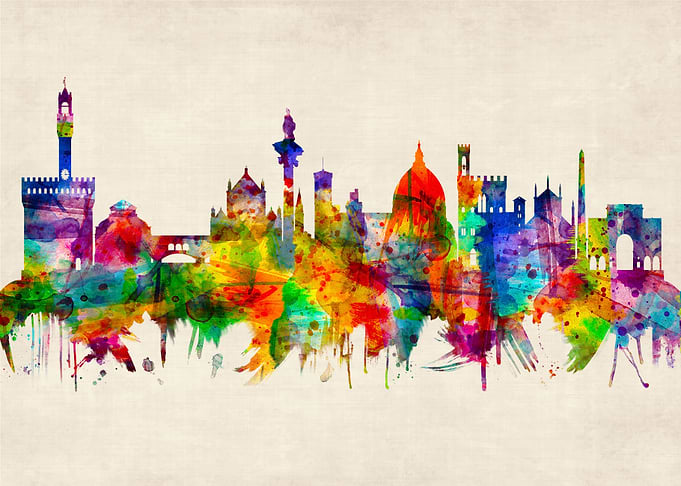 Florence Italy Skyline