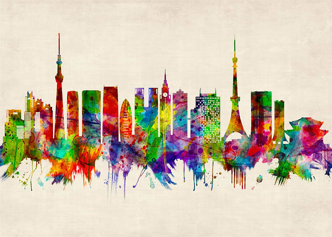 Tokyo Japan Skyline