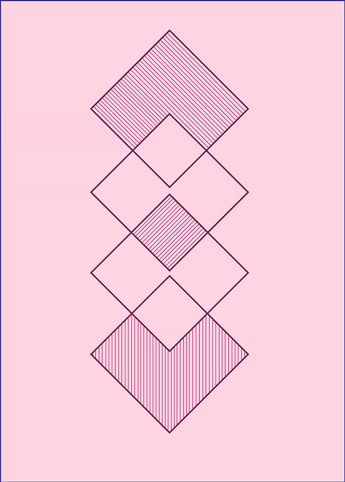 Abstract Geometry Square