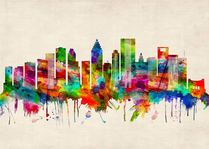 Houston Texas Skyline
