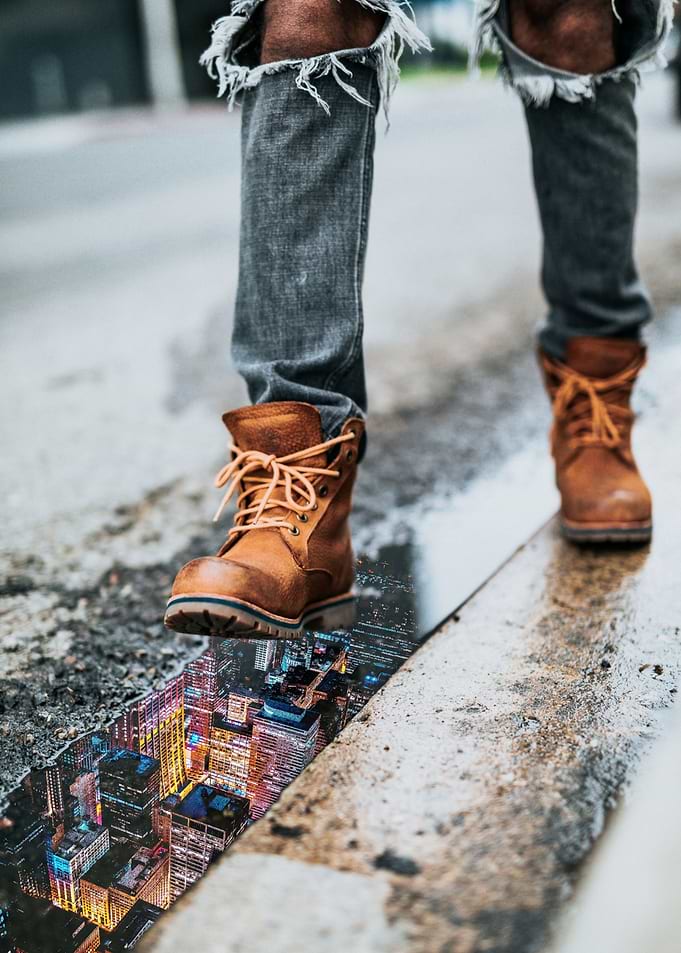 Walking on the city Lights