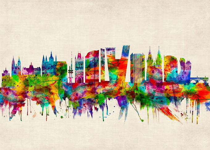 Prague Skyline