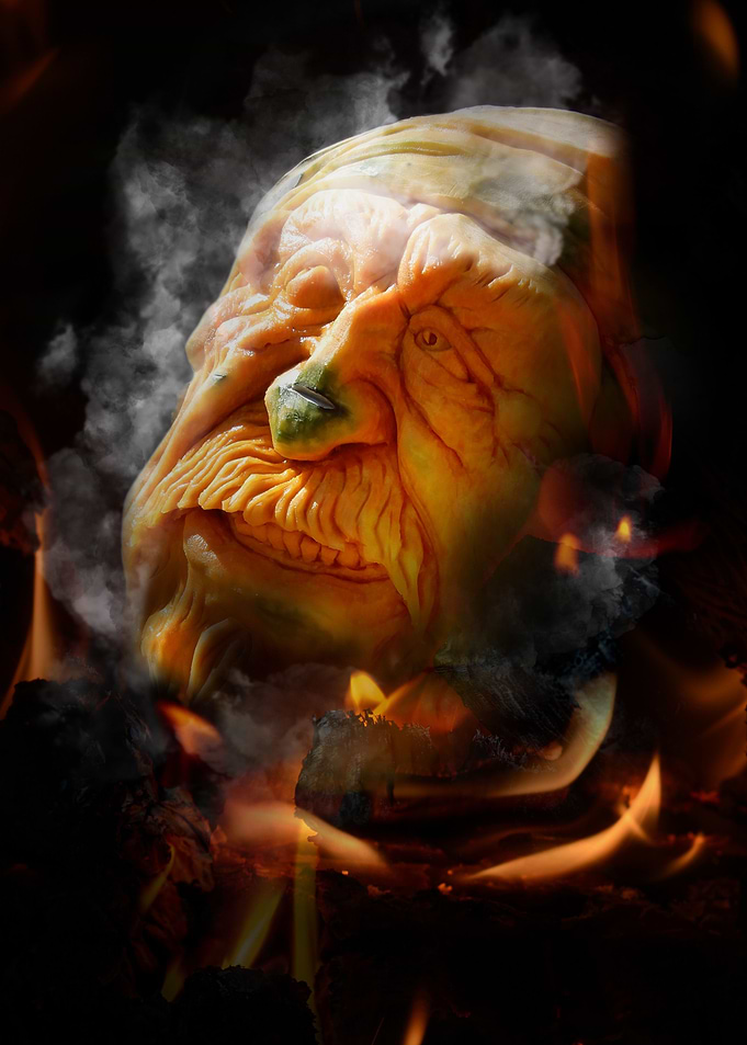 halloween pumpkin face
