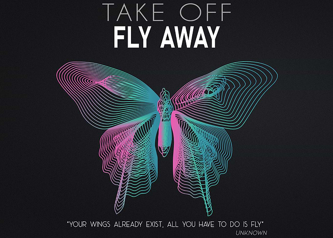 Take off Fly away