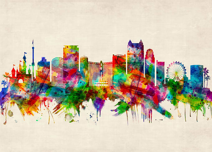 Orlando Florida Skyline
