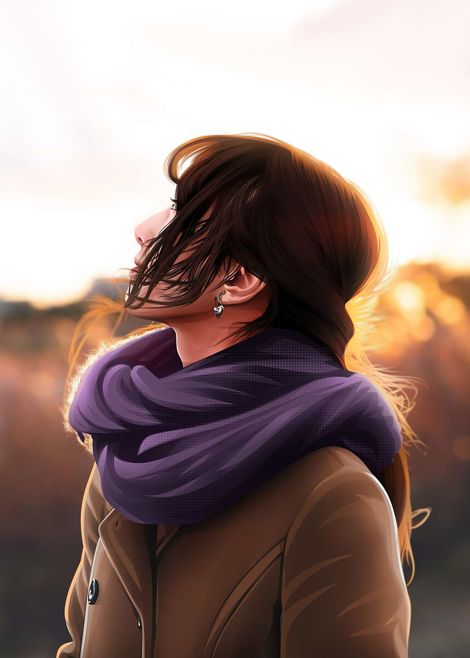 Sunset Girl