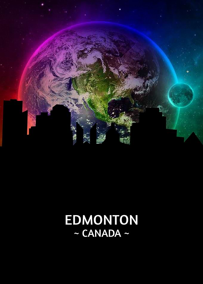 Edmonton Canada Skyline