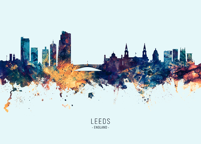 Leeds England Skyline