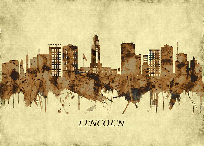 Lincoln Nebraska Cityscape