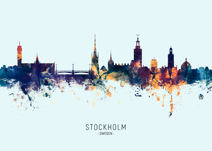 Stockholm Sweden Skyline