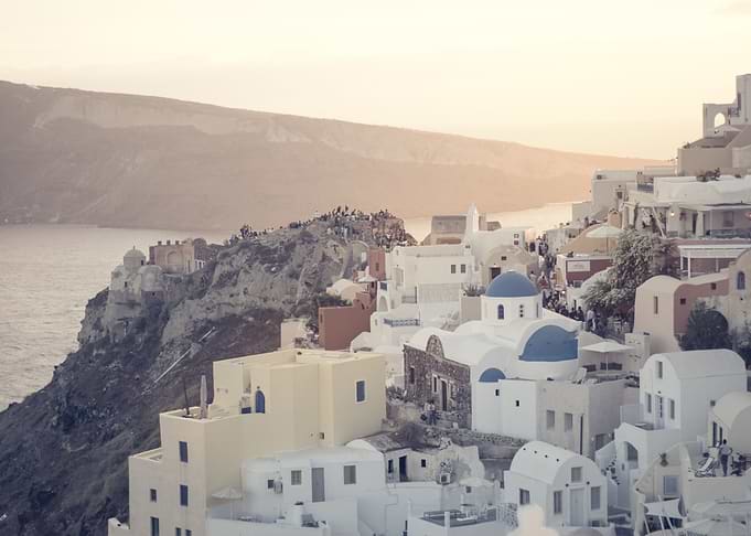 Sunset at Santorini