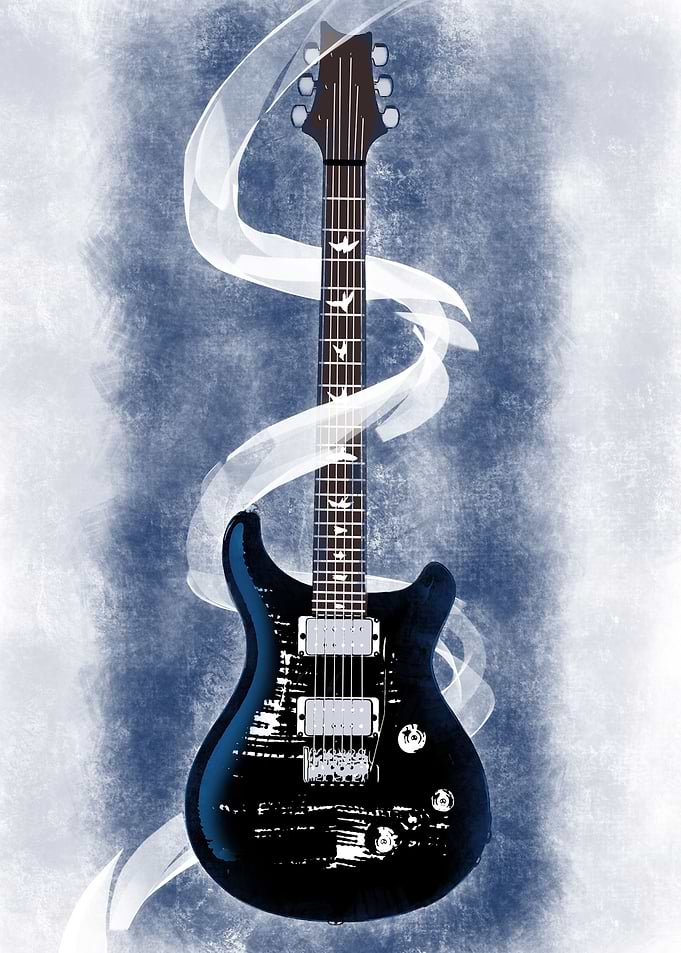 Black Electric Guitar