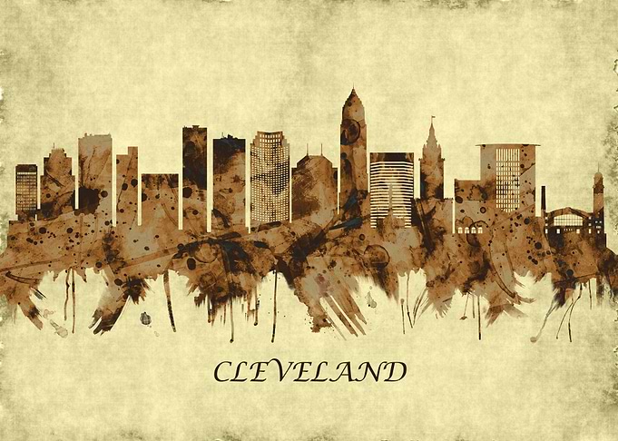 Cleveland Ohio Cityscape
