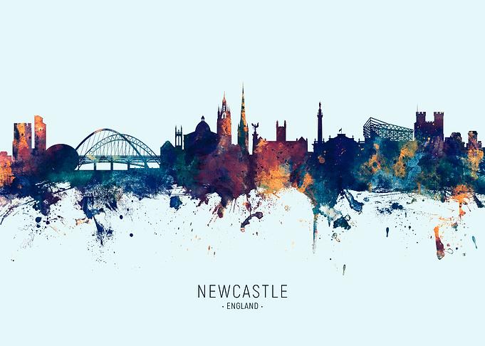Newcastle England Skyline