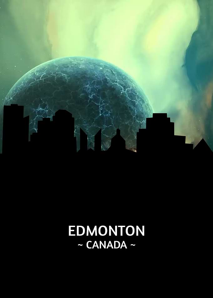 Edmonton Canada Skyline