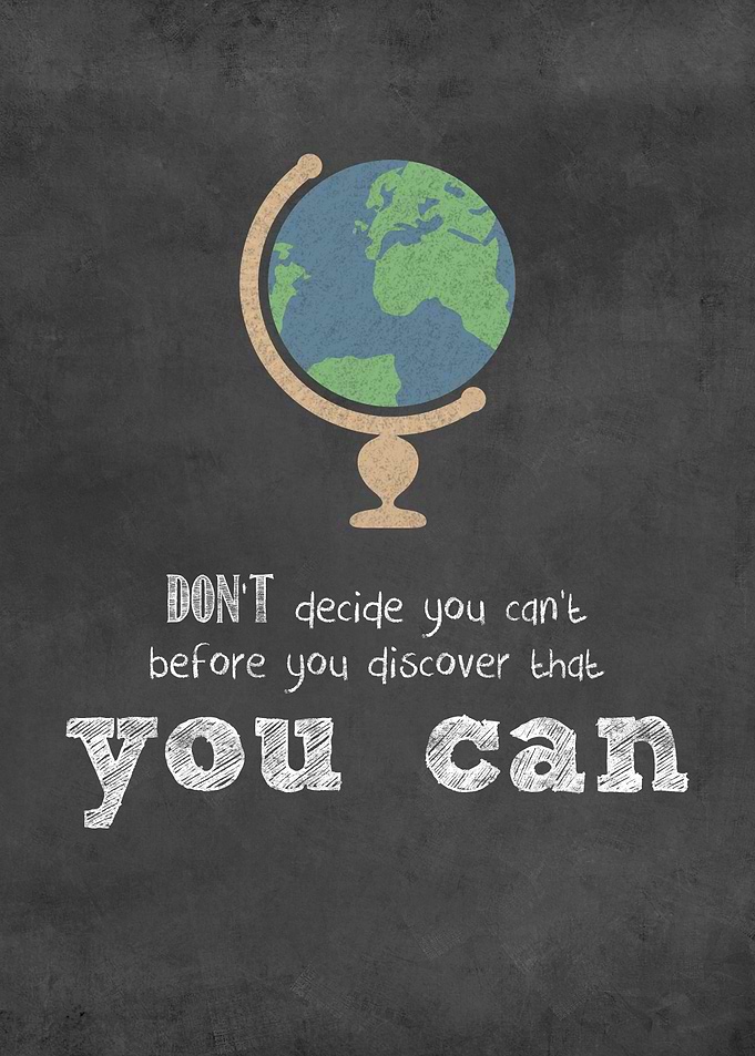 You can