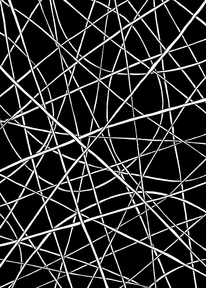 White Lines Black Space
