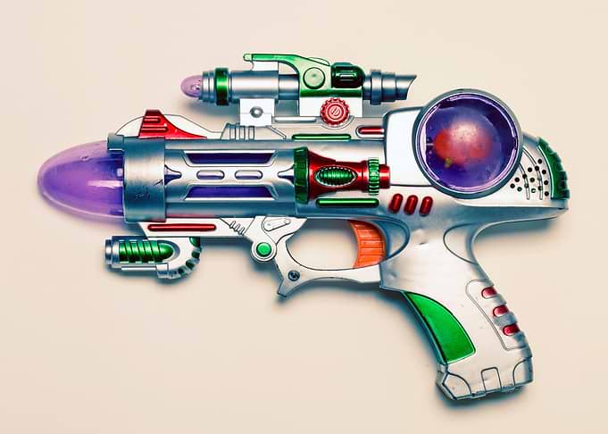 old ray gun toy