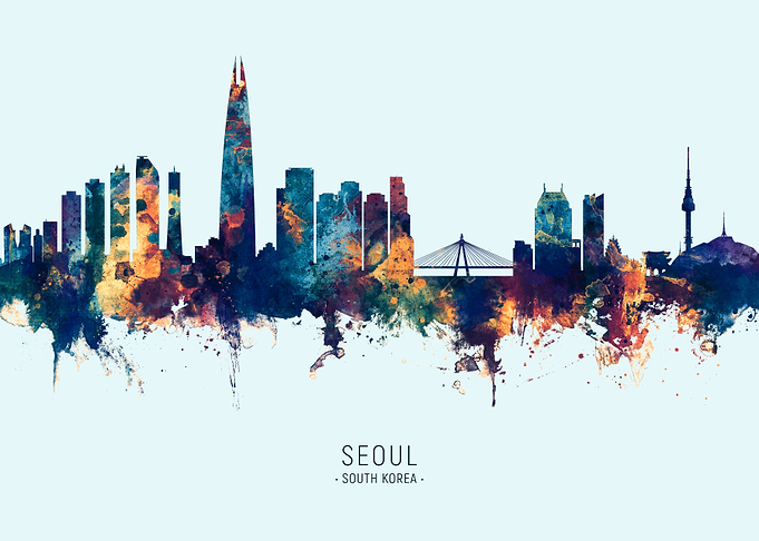 Seoul South Korea Skyline