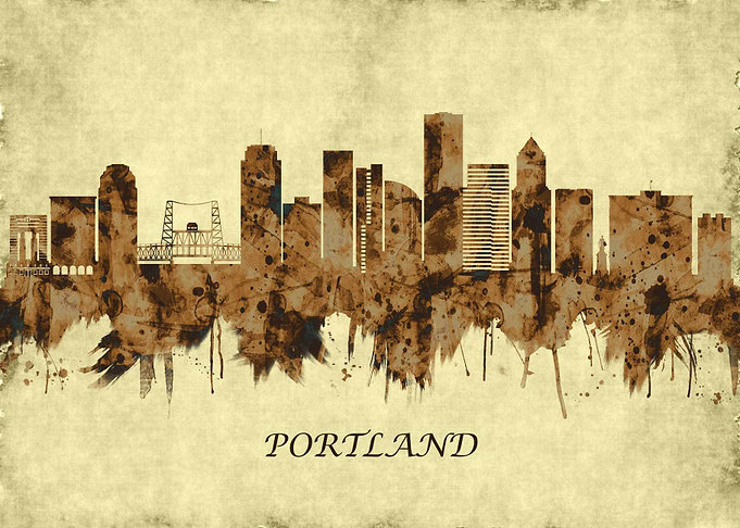 Portland Oregon Cityscape