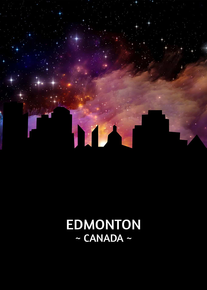 Edmonton Canada Skyline