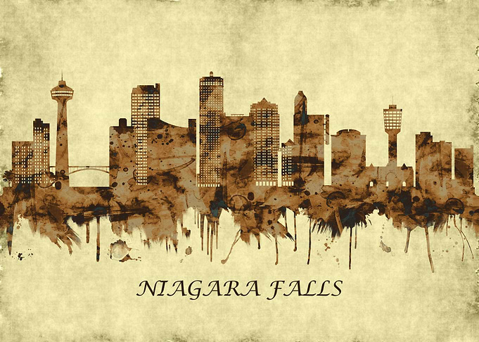 Niagara Falls Cityscape