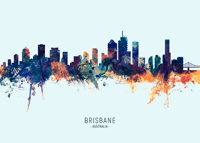 Brisbane Australia Skyline