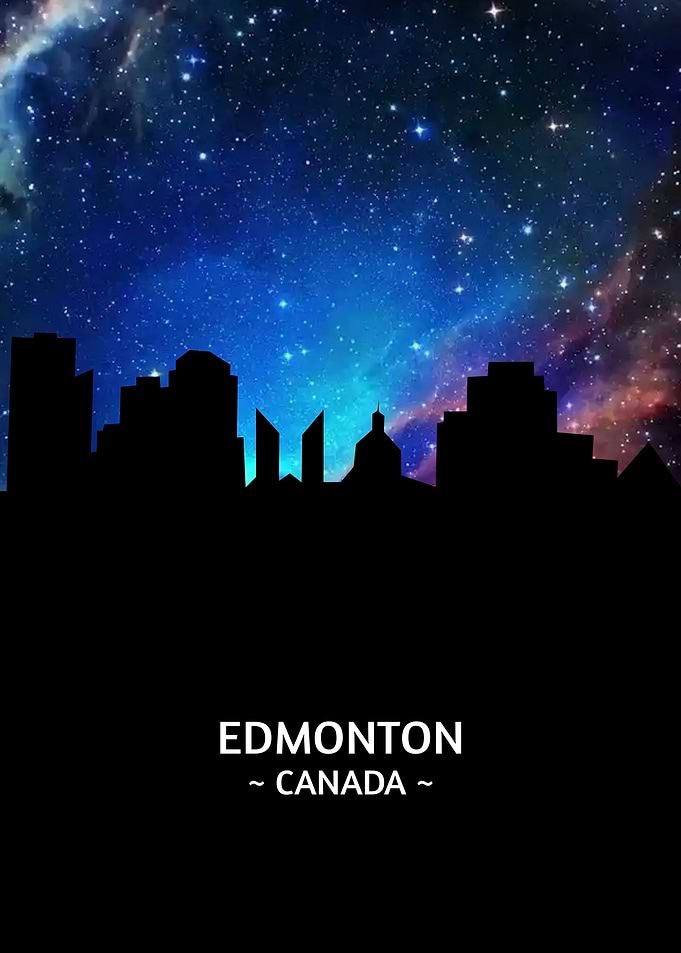 Edmonton Canada Skyline