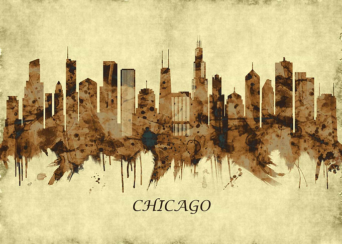 Chicago Illinois Cityscape