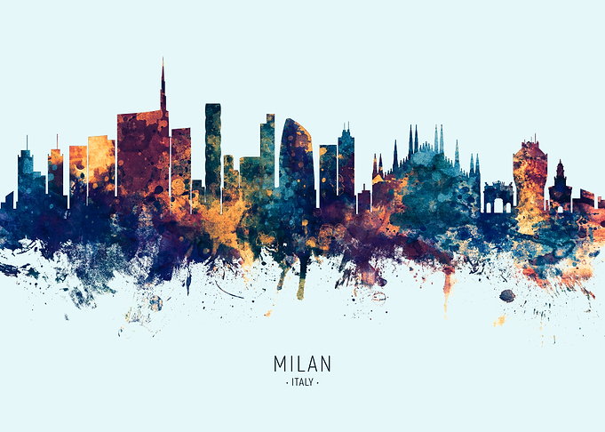 Milan Italy Skyline