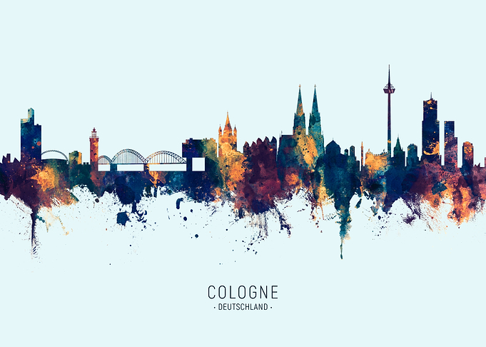 Cologne Germany Skyline