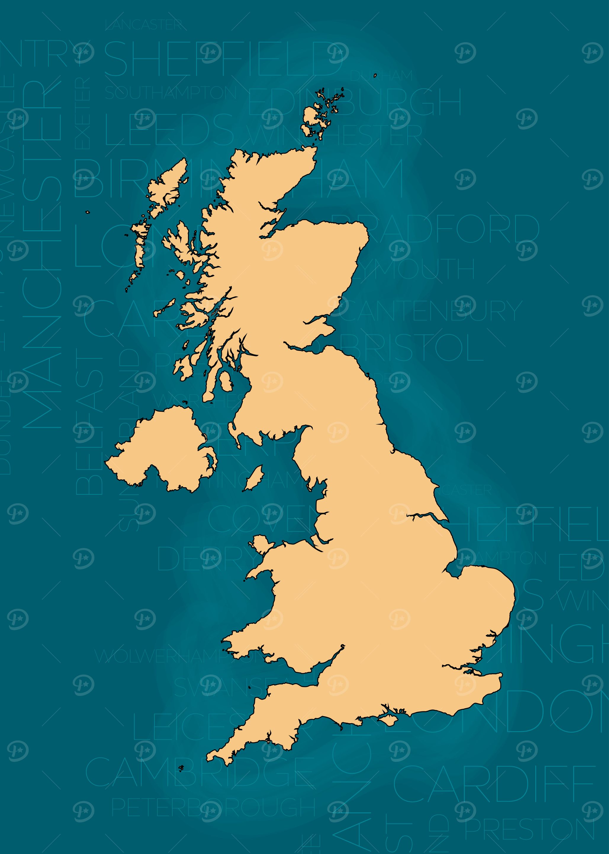 UNITED KINGDOM Silhouette