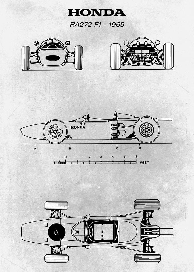 No099 Honda RA272 F1