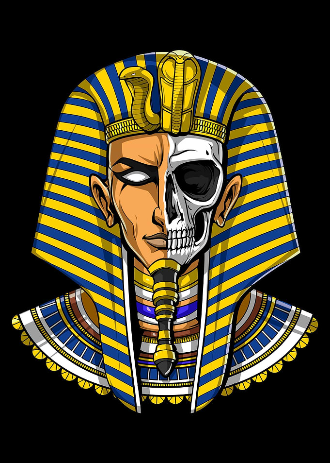 Egyptian Pharaoh Skull