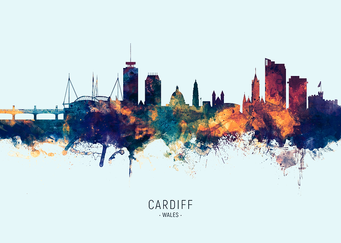 Cardiff Wales Skyline