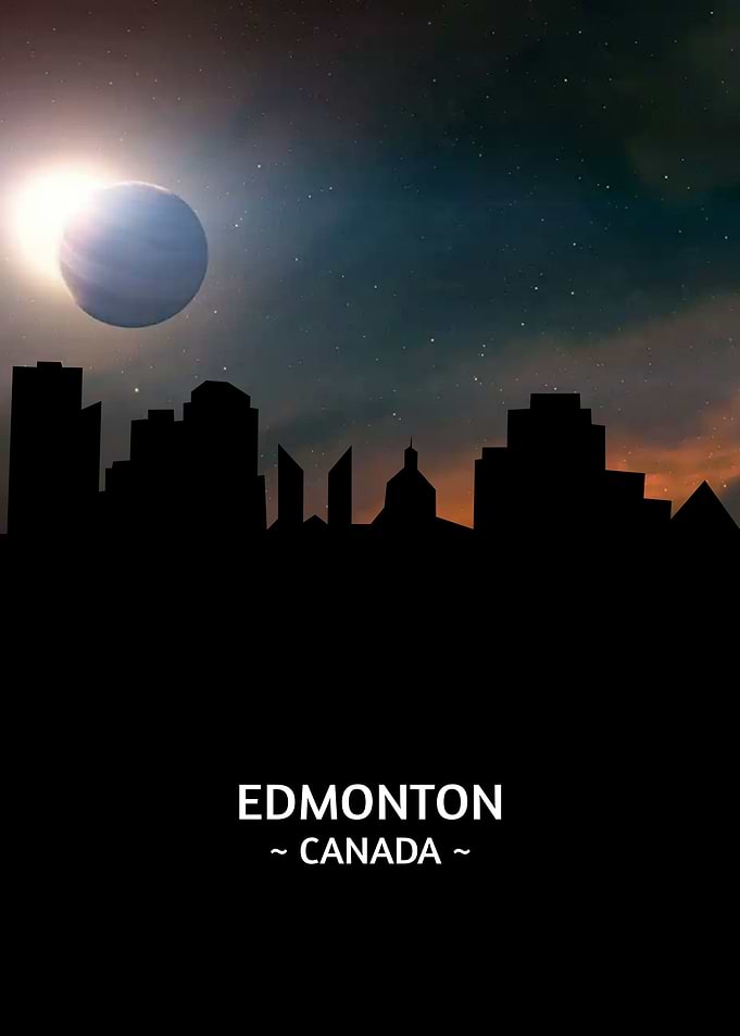 Edmonton Canada Skyline