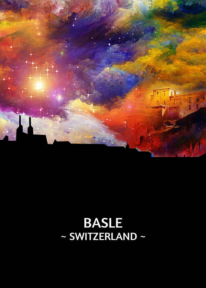 Basle Switzerland Skyline