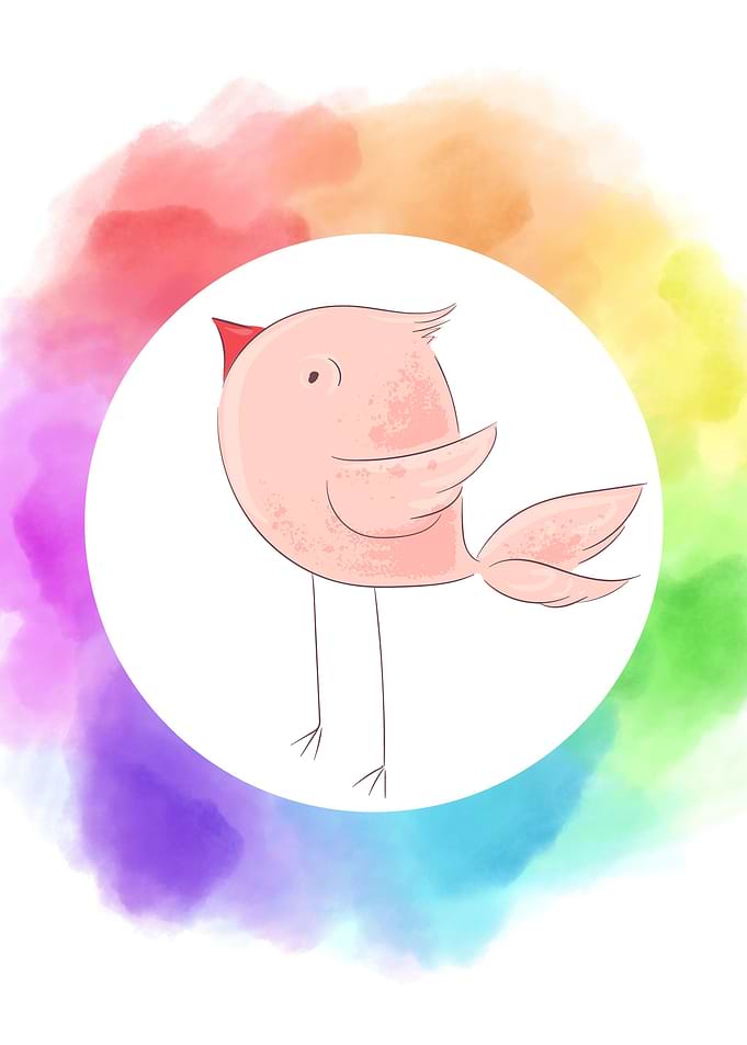 Nursery Chick Watercolor