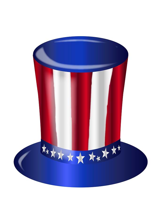 Uncle Sam Flag Hat