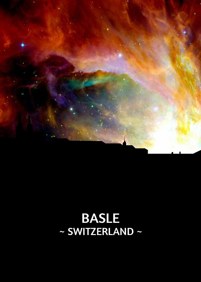 Basle Switzerland Skyline