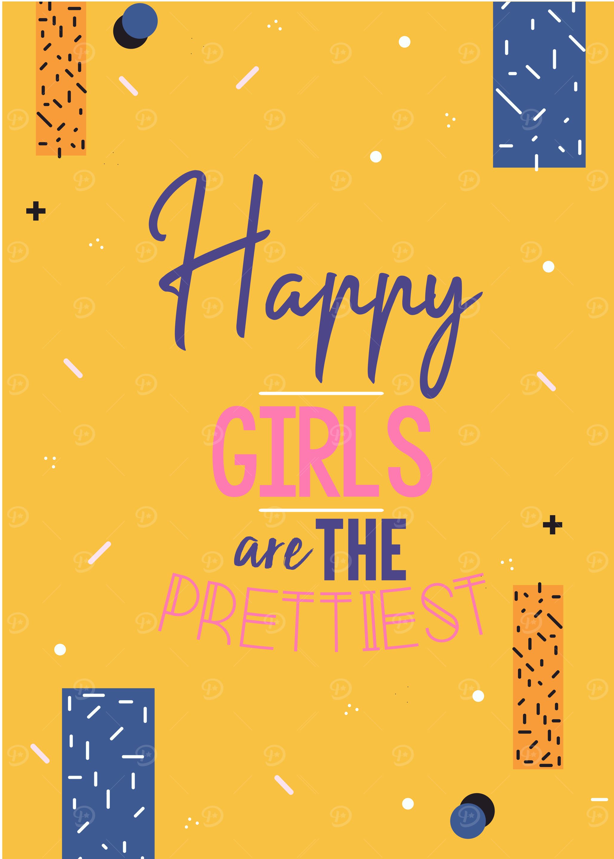 happy girls are pretty