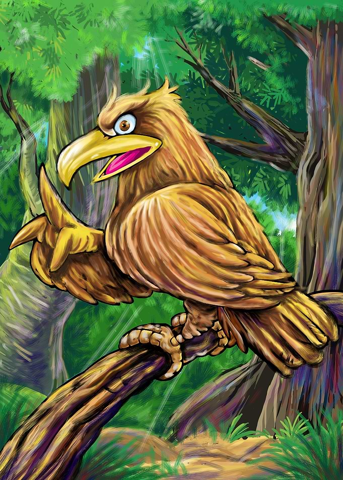 Eagle in the jungle