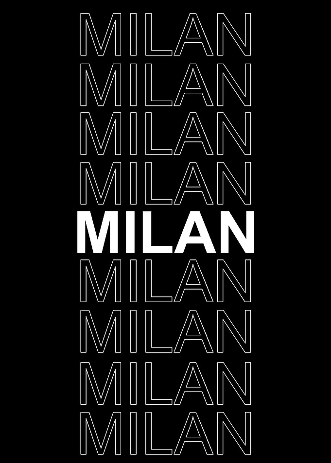 MILAN City Text