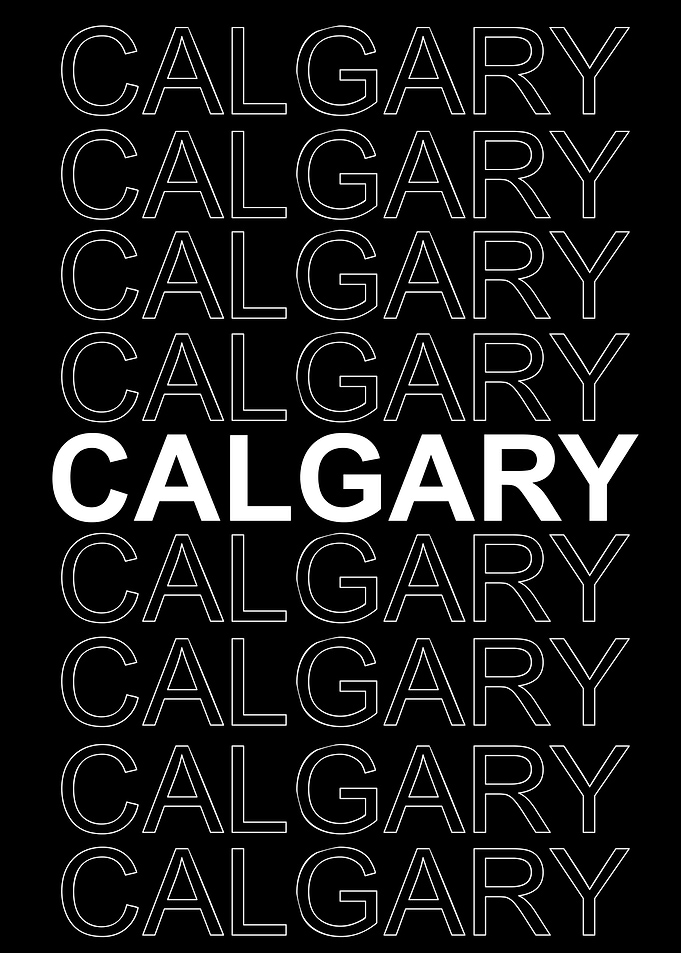 CALGARY City Text