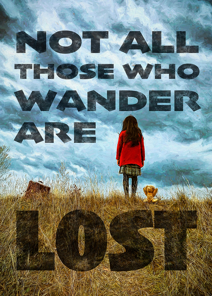 Not lost oil painting